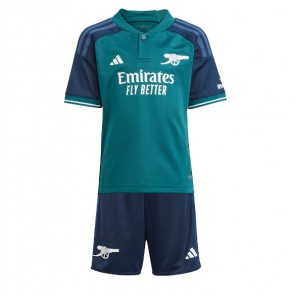 Arsenal Tredje trøje Børn 2023-24 Kort ærmer (+ korte bukser)